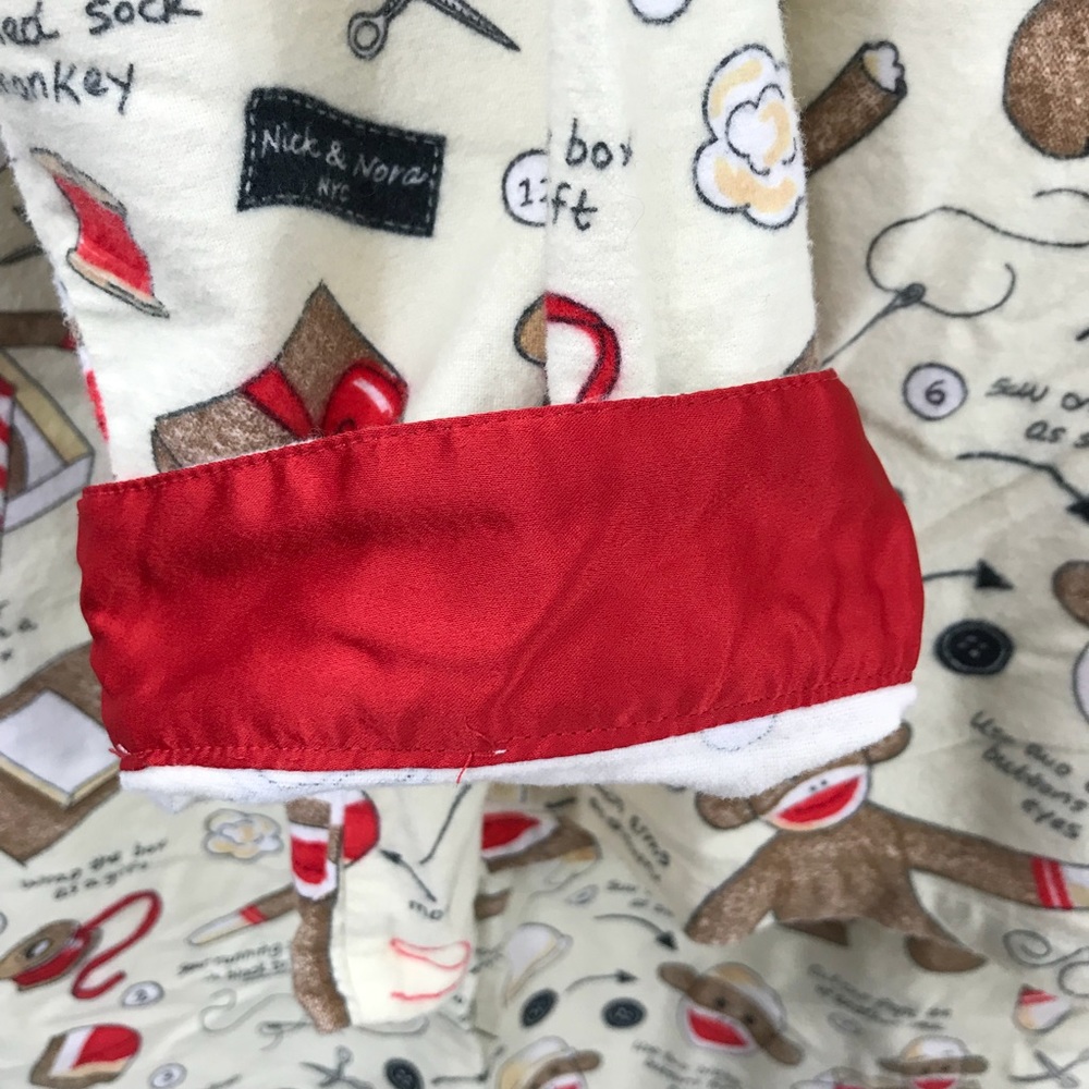 Nick and Nora sock monkey pajama set - Picture 7 of 8